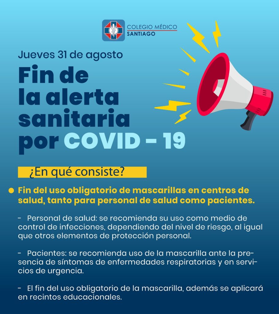 Minsal anunció el fin de la alerta sanitaria por COVID19 ¿Cuáles son
